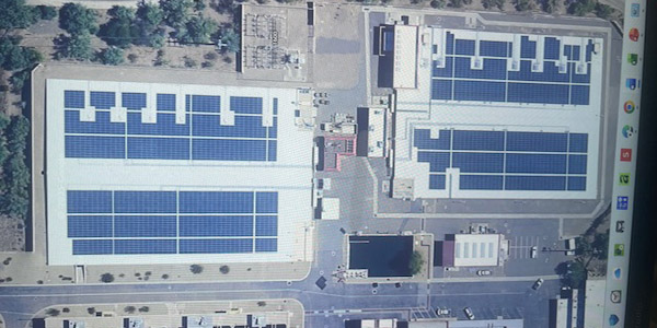 Solar Panel Installation on Reservoir Roof Project