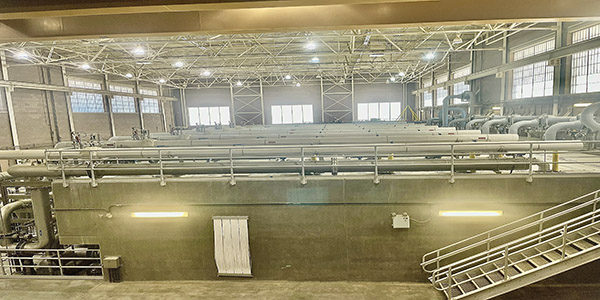 Agua Viva WTP, Basin Recoat